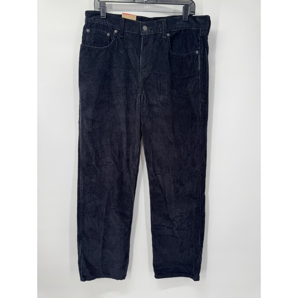 Levi's Other - Levi's Low Pro‎ Corduroy Pants Mens 31x30 Black Straight Leg Mid Rise Jeans